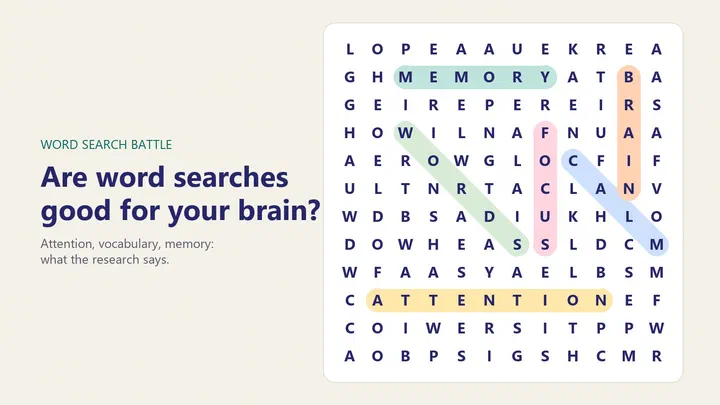 Are Word Searches Good for Your Brain?