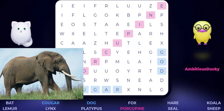 Aug, 12: World Elephant Day with Word Search