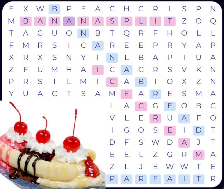 Today Is National Banana Split Day The Word Search Battle