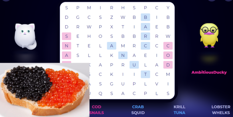 National Caviar Day The Word Search Battle