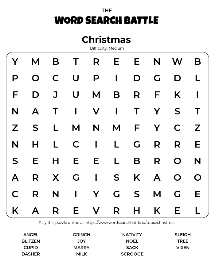 printable-christmas-word-search