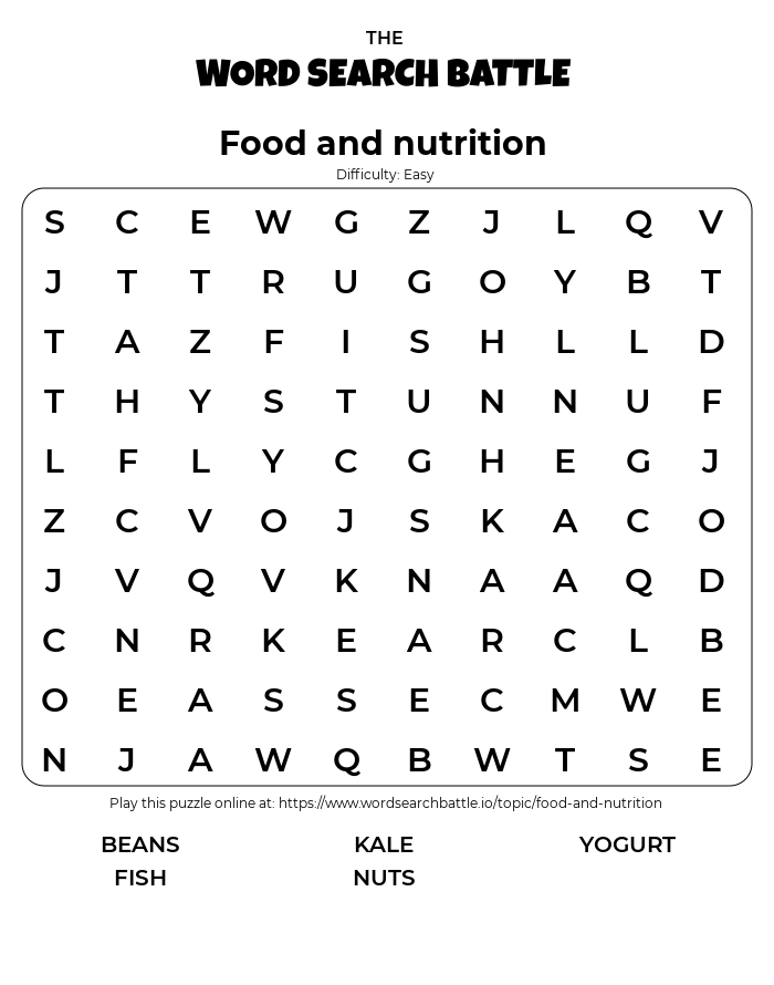 Grupo Cusco Resumen Food Word Search Puzzle Promedio Descort s D lar