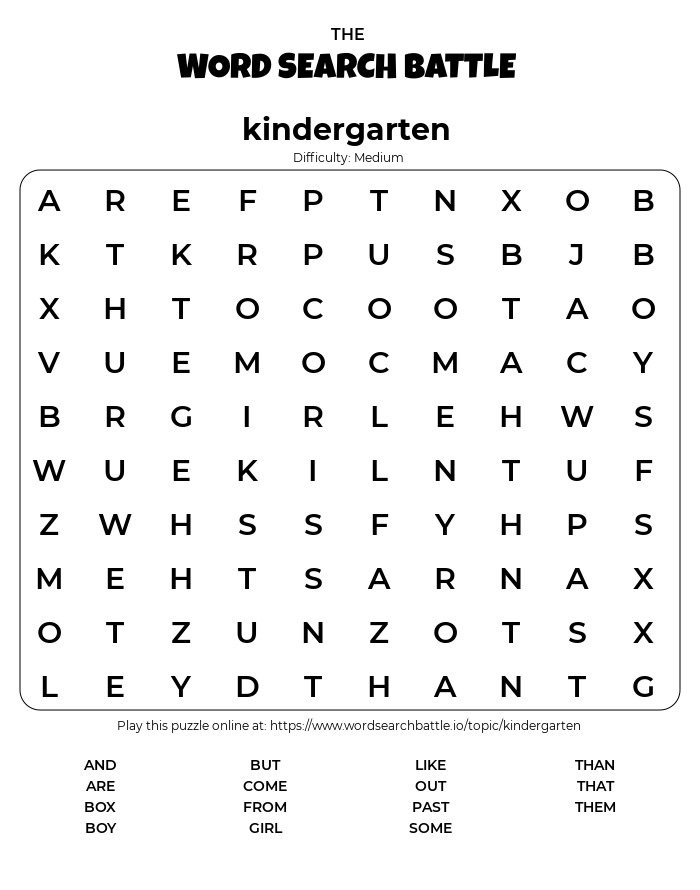 printable-kindergarten-word-search