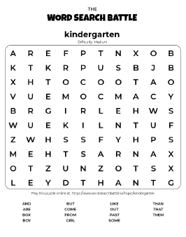 printable spring word search for kindergarten tree valley academy